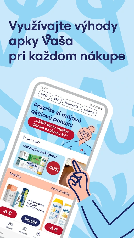 Výhody a body v aplikácii
