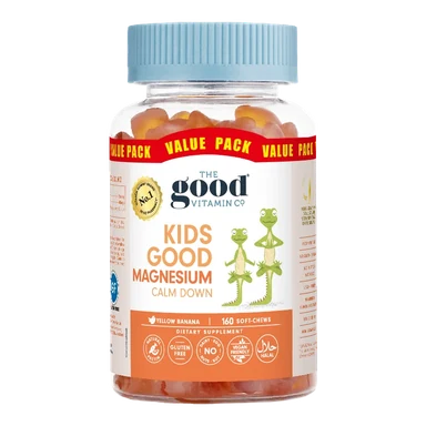 Good Vitamin Co. KIDS Good Magnesium žuvacie vitamíny s hočíkom pre podporu nervového systému a spánku, 60 ks