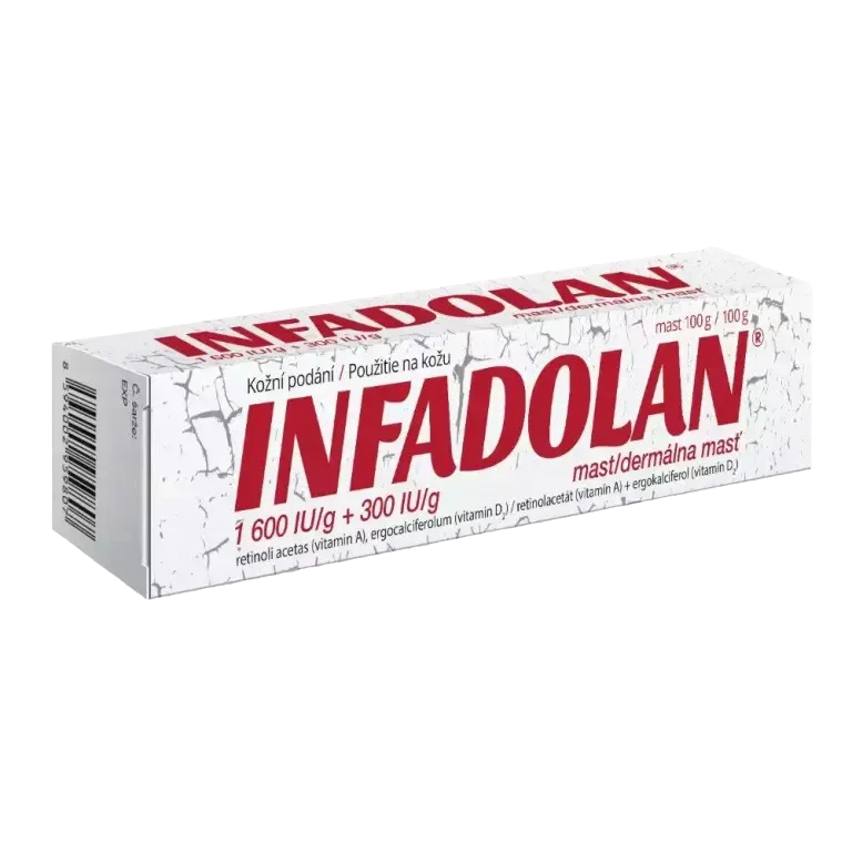 INFADOLAN® 1600 IU/g, derm. masť na urýchlenie hojenia, 100 g